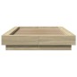vidaXL Estructura de cama madera de ingeniería roble Sonoma 90x190 cm vidaXL Estructura de cama madera de ingeniería roble Sonoma 90x190 cm