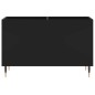 vidaXL Mueble para discos madera contrachapada negro 74,5x38x48 cm vidaXL Mueble para discos madera contrachapada negro 74,5x38x48 cm