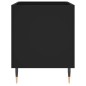 vidaXL Mueble para discos madera contrachapada negro 74,5x38x48 cm vidaXL Mueble para discos madera contrachapada negro 74,5x38x48 cm