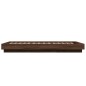 vidaXL Estructura de cama madera de ingeniería marrón roble 100x200 cm
