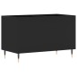 vidaXL Mueble para discos madera contrachapada negro 74,5x38x48 cm vidaXL Mueble para discos madera contrachapada negro 74,5x38x48 cm