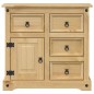 vidaXL Aparador Corona madera maciza de pino 87x40x76 cm vidaXL Aparador Corona madera maciza de pino 87x40x76 cm