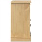 vidaXL Aparador Corona madera maciza de pino 87x40x76 cm vidaXL Aparador Corona madera maciza de pino 87x40x76 cm