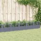 vidaXL Jardinera con clavijas PP gris 363,5x43,5x43,5 cm vidaXL Jardinera con clavijas PP gris 363,5x43,5x43,5 cm