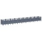 vidaXL Jardinera con clavijas PP gris 363,5x43,5x43,5 cm vidaXL Jardinera con clavijas PP gris 363,5x43,5x43,5 cm