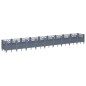 vidaXL Jardinera con clavijas PP gris 363,5x43,5x43,5 cm vidaXL Jardinera con clavijas PP gris 363,5x43,5x43,5 cm