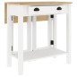 vidaXL Set de bar 3 piezas madera maciza de pino blanco vidaXL Set de bar 3 piezas madera maciza de pino blanco