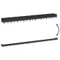 vidaXL Jardinera con clavijas PP negro 362,5x42,5x28,5 cm vidaXL Jardinera con clavijas PP negro 362,5x42,5x28,5 cm