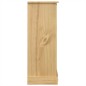 vidaXL Cómoda cajonera Corona madera maciza de pino 80x43x114 cm vidaXL Cómoda cajonera Corona madera maciza de pino 80x43x114 cm