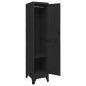 vidaXL Taquilla de acero negro 38x45x180 cm vidaXL Taquilla de acero negro 38x45x180 cm