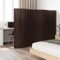 vidaXL Biombo divisor de bambú marrón oscuro 165x400 cm vidaXL Biombo divisor de bambú marrón oscuro 165x400 cm