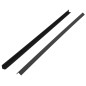 vidaXL Molduras angulares 5 uds WPC negro 170 cm vidaXL Molduras angulares 5 uds WPC negro 170 cm