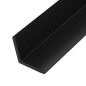 vidaXL Molduras angulares 5 uds WPC negro 170 cm vidaXL Molduras angulares 5 uds WPC negro 170 cm