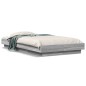 vidaXL Estructura cama con luces LED madera gris Sonoma 90x190 cm vidaXL Estructura cama con luces LED madera gris Sonoma 90x190 cm