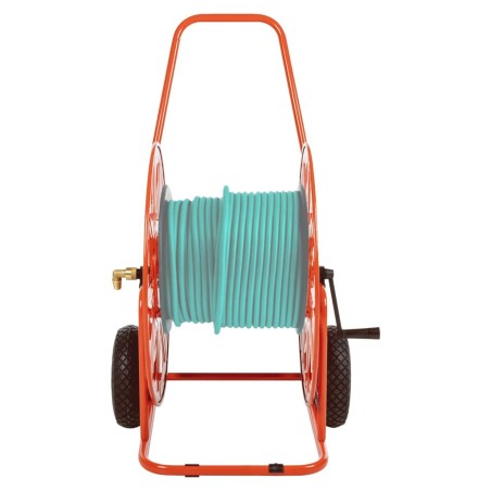 vidaXL Carrito carrete para manguera de 140 m 3/4" acero