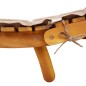 vidaXL Tumbona con cojín taupe madera maciza de acacia vidaXL Tumbona con cojín taupe madera maciza de acacia