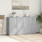 vidaXL Aparador de madera de ingeniería 2 uds gris Sonoma 60x31x70 cm vidaXL Aparador de madera de ingeniería 2 uds gris Sonoma 60x31x70 cm