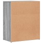 vidaXL Aparador de madera de ingeniería 2 uds gris Sonoma 60x31x70 cm vidaXL Aparador de madera de ingeniería 2 uds gris Sonoma 60x31x70 cm