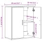 vidaXL Aparador de madera de ingeniería 2 uds gris Sonoma 60x31x70 cm vidaXL Aparador de madera de ingeniería 2 uds gris Sonoma 60x31x70 cm
