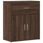 vidaXL Aparador de madera de ingeniería 2 uds marrón roble 60x31x70 cm vidaXL Aparador de madera de ingeniería 2 uds marrón roble 60x31x70 cm