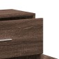 vidaXL Aparador de madera de ingeniería 2 uds marrón roble 60x31x70 cm vidaXL Aparador de madera de ingeniería 2 uds marrón roble 60x31x70 cm