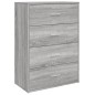 vidaXL Aparadores 2 uds madera de ingeniería gris Sonoma 60x31x84 cm vidaXL Aparadores 2 uds madera de ingeniería gris Sonoma 60x31x84 cm