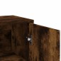vidaXL Aparadores 2 uds madera de ingeniería roble ahumado 60x31x84 cm vidaXL Aparadores 2 uds madera de ingeniería roble ahumado 60x31x84 cm
