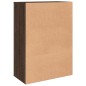 vidaXL Aparadores 2 uds madera de ingeniería marrón roble 60x31x84 cm vidaXL Aparadores 2 uds madera de ingeniería marrón roble 60x31x84 cm