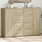 vidaXL Aparadores 2 uds madera de ingeniería roble Sonoma 60x31x84 cm vidaXL Aparadores 2 uds madera de ingeniería roble Sonoma 60x31x84 cm