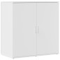 vidaXL Aparadores 2 unidades madera de ingeniería blanco 79x38x80 cm vidaXL Aparadores 2 unidades madera de ingeniería blanco 79x38x80 cm
