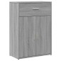 vidaXL Aparadores 2 uds madera de ingeniería gris Sonoma 60x30x84 cm vidaXL Aparadores 2 uds madera de ingeniería gris Sonoma 60x30x84 cm
