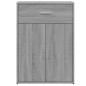 vidaXL Aparadores 2 uds madera de ingeniería gris Sonoma 60x30x84 cm vidaXL Aparadores 2 uds madera de ingeniería gris Sonoma 60x30x84 cm