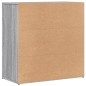 vidaXL Aparadores 2 uds madera de ingeniería gris Sonoma 79x38x80 cm vidaXL Aparadores 2 uds madera de ingeniería gris Sonoma 79x38x80 cm