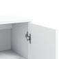 vidaXL Aparadores 2 unidades madera de ingeniería blanco 60x31x84 cm vidaXL Aparadores 2 unidades madera de ingeniería blanco 60x31x84 cm
