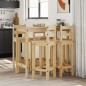 vidaXL Set de bar 5 piezas madera maciza de pino vidaXL Set de bar 5 piezas madera maciza de pino