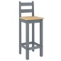 vidaXL Set de bar 5 piezas madera maciza de pino gris vidaXL Set de bar 5 piezas madera maciza de pino gris