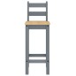 vidaXL Set de bar 5 piezas madera maciza de pino gris vidaXL Set de bar 5 piezas madera maciza de pino gris