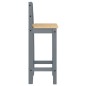 vidaXL Set de bar 5 piezas madera maciza de pino gris vidaXL Set de bar 5 piezas madera maciza de pino gris