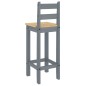 vidaXL Set de bar 5 piezas madera maciza de pino gris vidaXL Set de bar 5 piezas madera maciza de pino gris