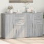 vidaXL Aparador de madera de ingeniería 2 uds gris Sonoma 60x31x70 cm