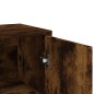 vidaXL Aparadores 3 uds madera de ingeniería roble ahumado 60x31x84 cm