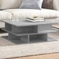 vidaXL Mesa de centro madera de ingeniería gris hormigón 70x70x29 cm vidaXL Mesa de centro madera de ingeniería gris hormigón 70x70x29 cm