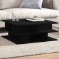 vidaXL Mesa de centro madera de ingeniería negro 70x70x29 cm vidaXL Mesa de centro madera de ingeniería negro 70x70x29 cm
