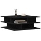 vidaXL Mesa de centro madera de ingeniería negro 70x70x29 cm vidaXL Mesa de centro madera de ingeniería negro 70x70x29 cm