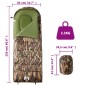 vidaXL Saco de dormir de camping para adultos 3-4 estaciones vidaXL Saco de dormir de camping para adultos 3-4 estaciones