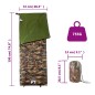 vidaXL Saco de dormir de camping para adultos 3 estaciones vidaXL Saco de dormir de camping para adultos 3 estaciones