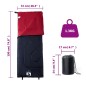 vidaXL Saco de dormir de camping para adultos 3 estaciones vidaXL Saco de dormir de camping para adultos 3 estaciones