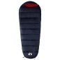 vidaXL Saco de dormir tipo momia de camping para adultos 3 estaciones