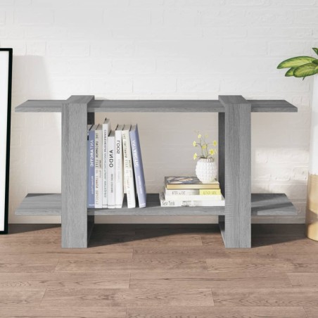 vidaXL Estantería madera contrachapada gris Sonoma 100x30x51 cm