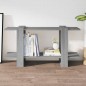 vidaXL Estantería madera contrachapada gris Sonoma 100x30x51 cm